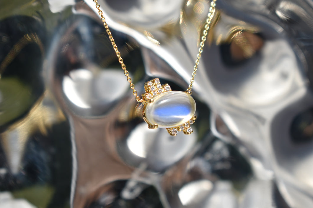 Neptune Raindrop Necklace